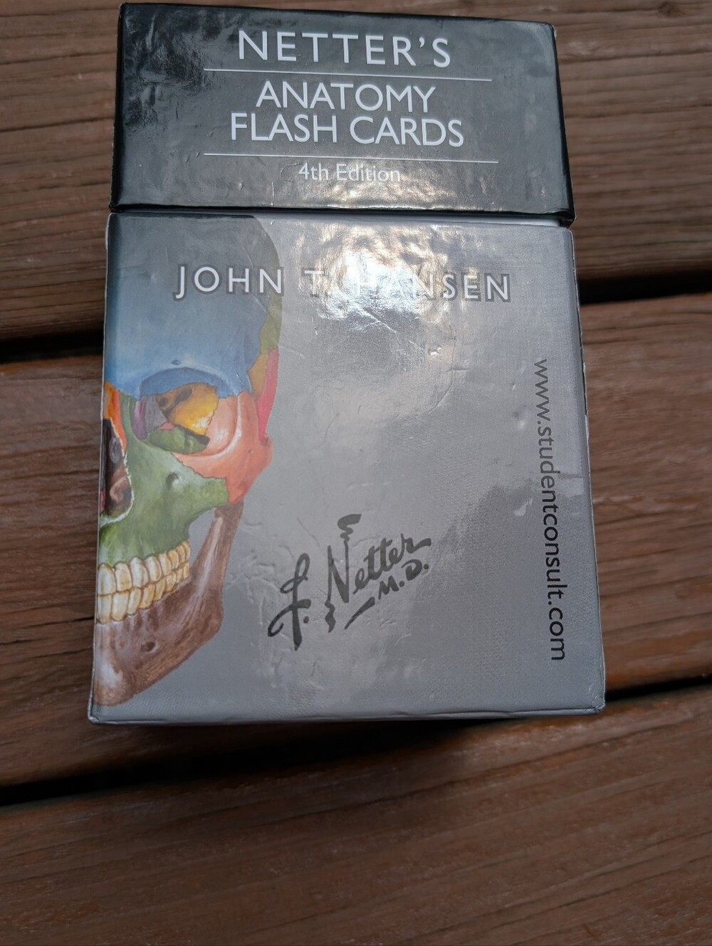 Anatomy Flash Cards (Black) by John T. Hansen - 4th Edition